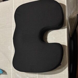 Black Memory Foam Seat Cushion